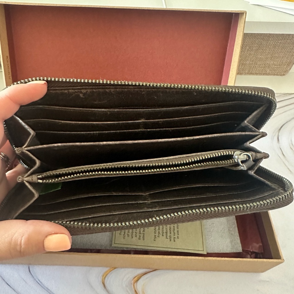 Frye leather wallet